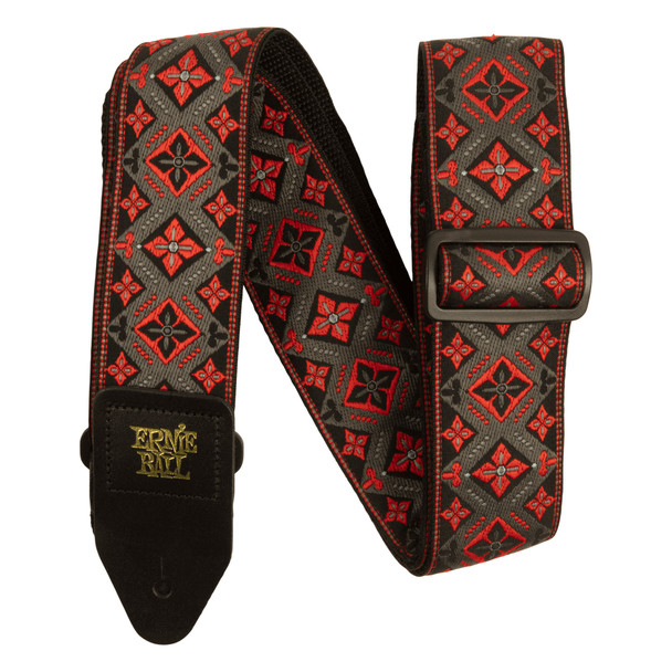 Ernie Ball Red King Jacquard Guitar Strap 