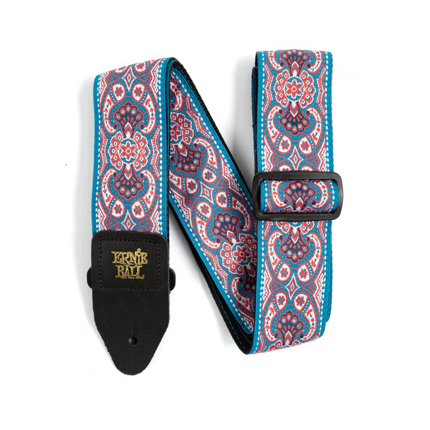 Ernie Ball Jacquard Guitar and Bass Strap, Pink Paisley 