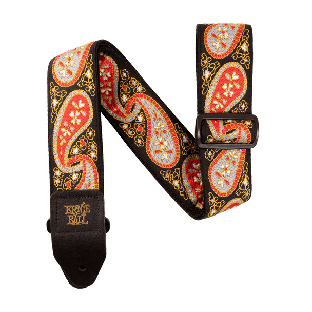 Ernie Ball Jacquard Guitar and Bass Strap, Midnight Paisley 