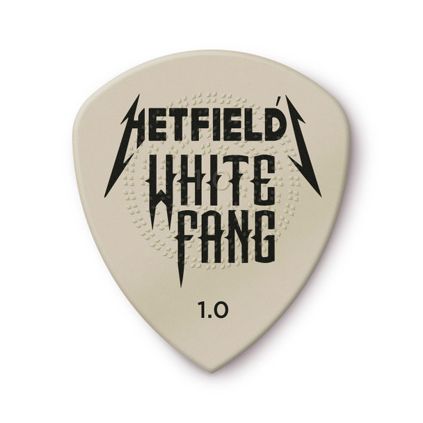 Dunlop Picks Hetfield's White Fang Custom Flow 1.0mm Picks - Tin of 6 