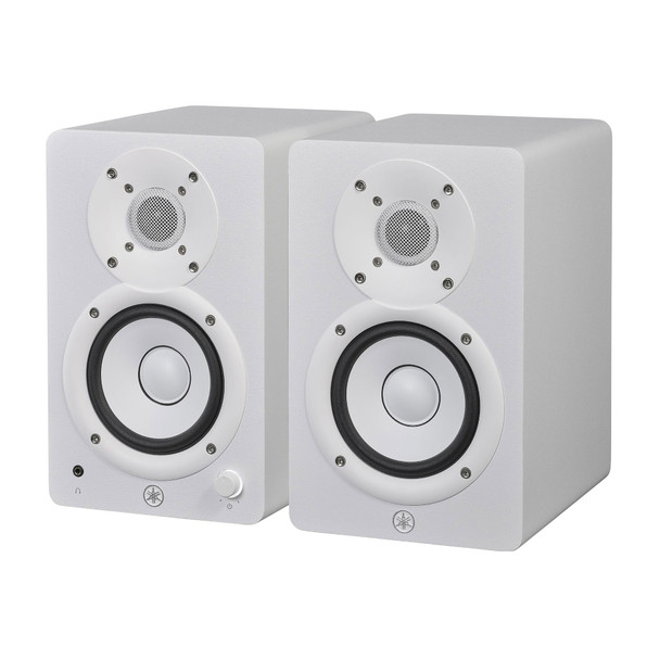 Yamaha HS4 Active Monitor Speakers, White (Pair) 