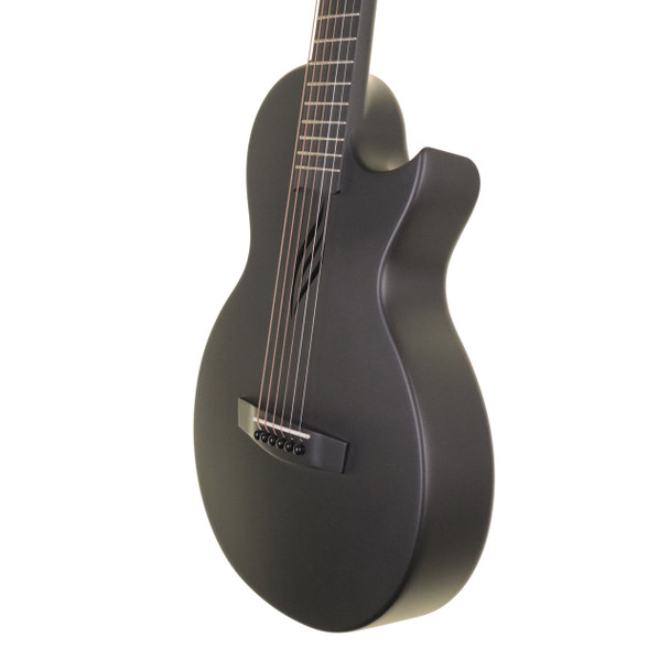 Enya Nova Go Carbon Fibre Acoustic Guitar, Black 