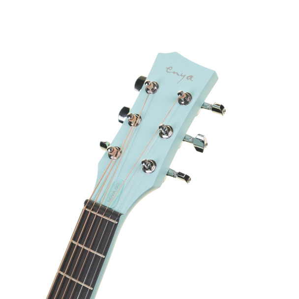 Enya Nova Go Carbon Fibre Acoustic Guitar, Blue 