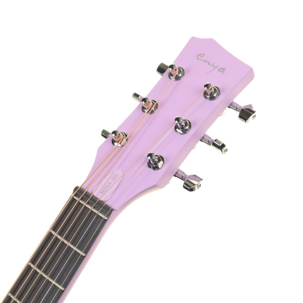 Enya Nova Go Carbon Fibre Acoustic Guitar, Purple 