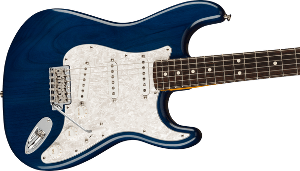 Fender Cory Wong Stratocaster Electric Guitar, Sapphire Blue Transparent 