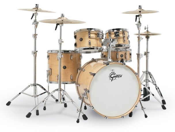 Gretsch RN2-E8246 Renown Maple Shell Pack, 10/12/16/22 in Gloss Natural 