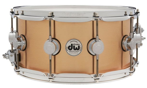 DW - Drum Workshop 14 x 6.5 Snare Drum, Brushed Bronze 