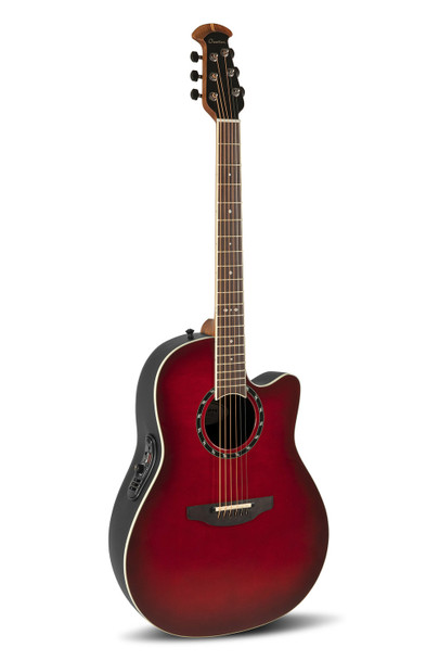 Ovation Pro Series Standard Balladeer 2771ax-Ccb-G Deep Contour Cutaway, Cherryb 