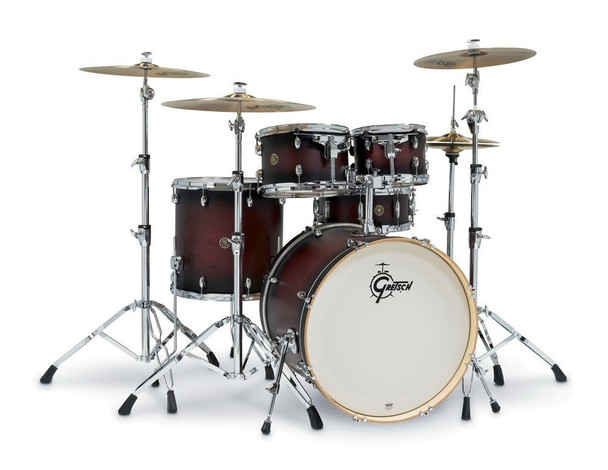 Gretsch Catalina Maple 5-Piece Shell Pack in Deep Satin Cherry Burst 