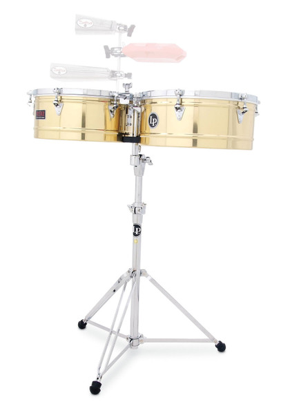 Latin Percussion LP1415-B 14/15 inch Timbales Prestige Solid Brass 