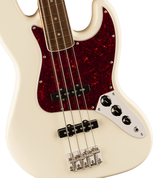 Fender Squier Ltd Ed Classic Vibe Mid-60s Jazz Bass, Olympic White 