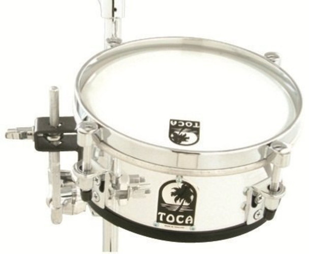 Toca T-408AS Drumset Add-Ons Acrylic Mini Timbales, Smoke 