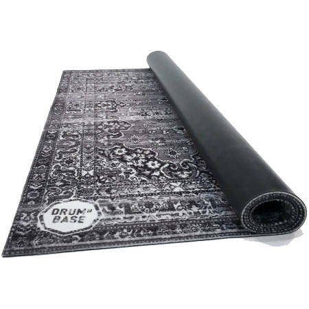 Drum n Base Vintage Persian 185 X 160cm Drum Rug, Grey 