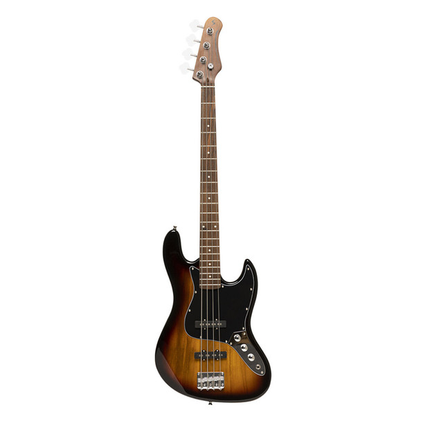 STAGG SBJ-30 Electric J-Bass Guitar Roasted Maple Neck, Sunburst 