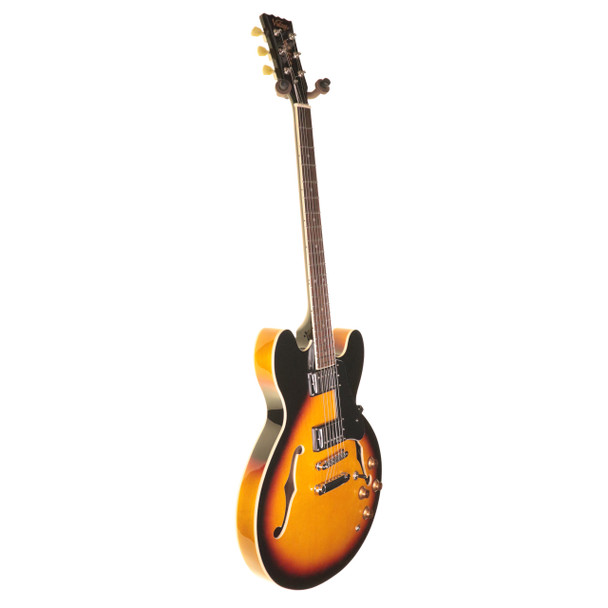 Vintage VSA500SB Semi-Hollow Electric Guitar, Sunburst (pre-owned)