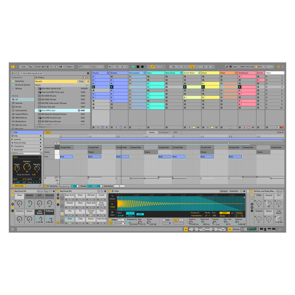 Ableton Live 12 Intro Audio/MIDI Recording Software (Download) 