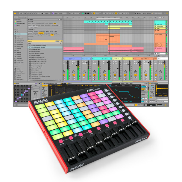 Ableton Live 12 Suite with Akai Professional APC Mini MK II Bundle 