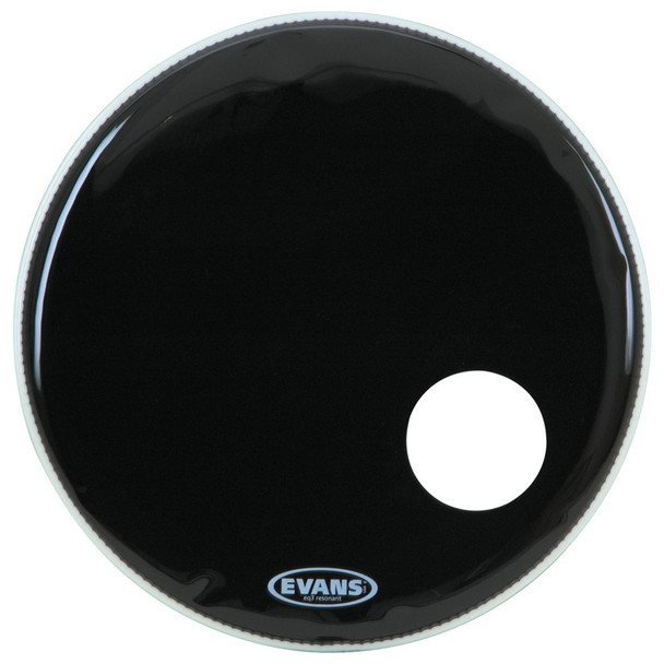 Evans BD20RB 20 Inch EQ3 Resonant Bass Drum Head, Black  (ex-display)