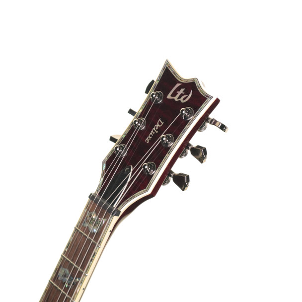 ESP LTD EC-1000LH Left Handed Electric Guitar, See Thru Black Cherry (pre-owned)