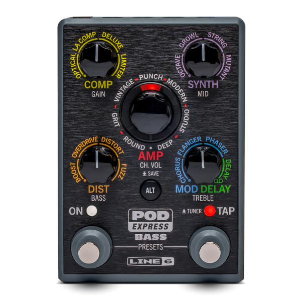 Line 6 POD Express Multi-Effects Pedal, Bass Version 