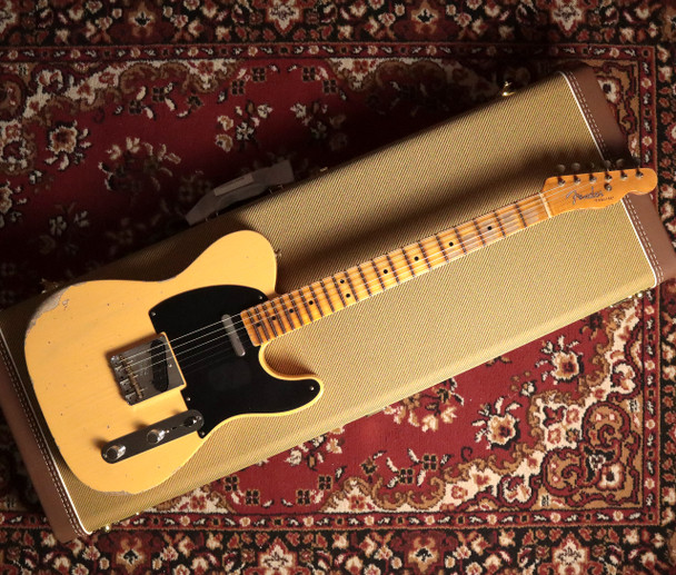 Fender Custom Shop 1950’s Double Esquire Relic, Aged Nocaster Blonde 