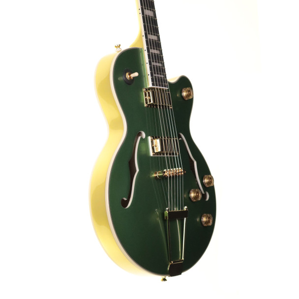 Epiphone Uptown Kat ES Electric Guitar, Emerald Green Metallic 