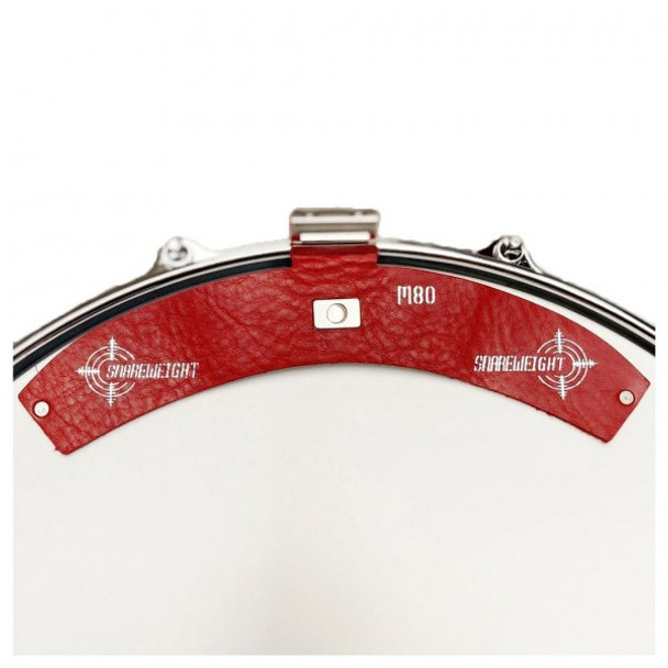 Snareweight M80 Drum Dampener, Red Oxblood 