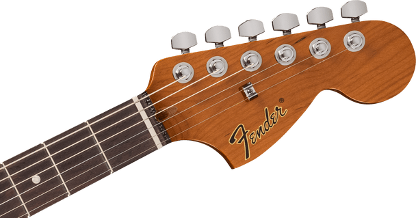 Fender Tom DeLonge Starcaster Electric Guitar, Satin Shoreline Gold, Rosewood 