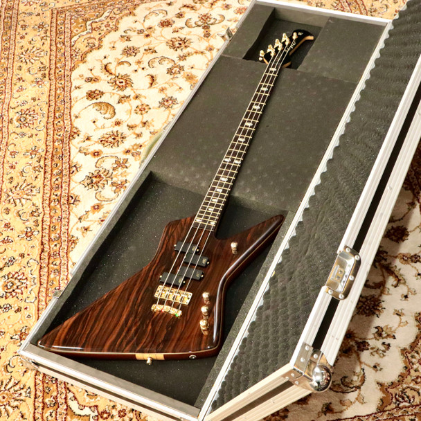 Warwick Stryker Custom Shop Masterbuilt Bass, Ziricote, Transparent High Polish (pre-owned)