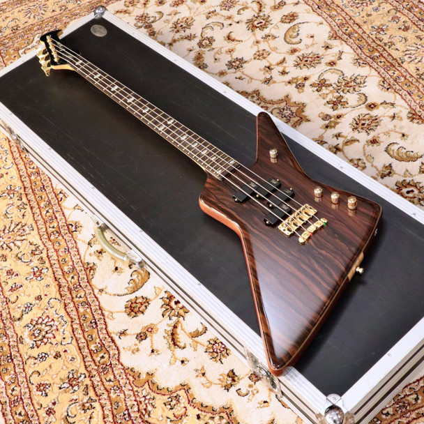 Warwick Stryker Custom Shop Masterbuilt Bass, Ziricote, Transparent High Polish (pre-owned)