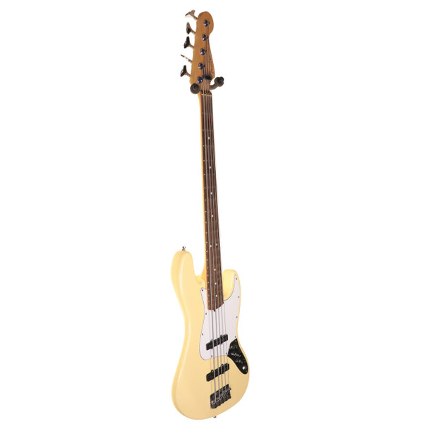 Fender American Standard Jazz Bass V, Vintage White with Hard Case (pre-owned)