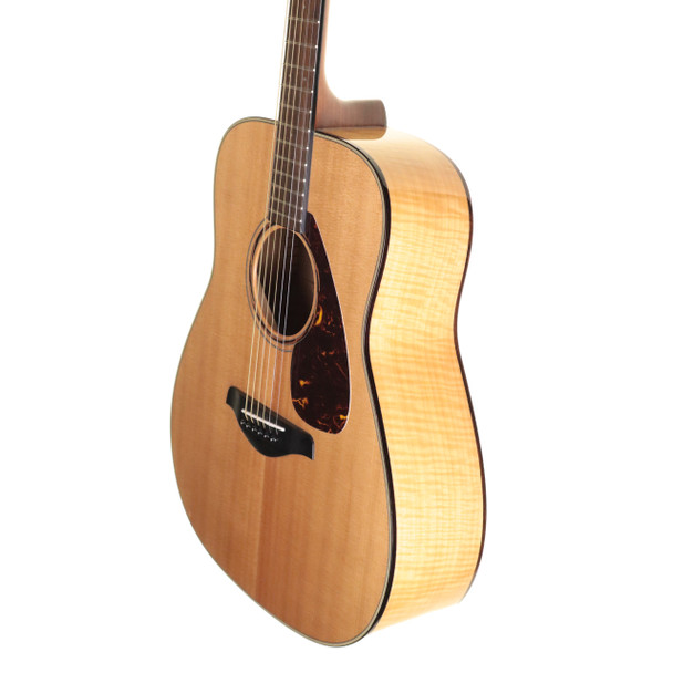 Yamaha FG750S Dreadnought Acoustic Guitar, Natural (pre-owned)