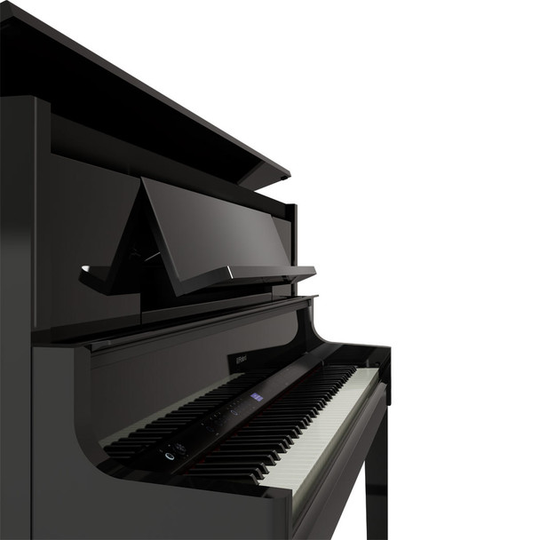 Roland LX-9-PE Flagship Upright Digital Piano, Polished Ebony 