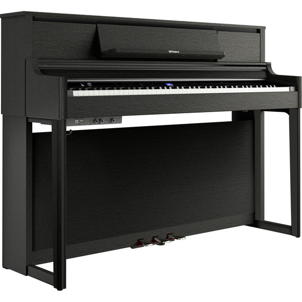 Roland LX-5-CH Upright Digital Piano, Charcoal Black 