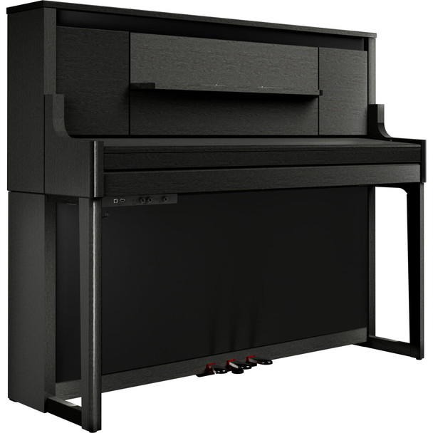 Roland LX-9-CH Flagship Upright Digital Piano, Charcoal Black 