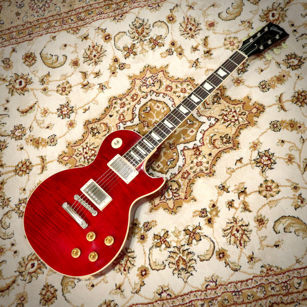 Gibson Custom Shop Les Paul Class 5 Electric Guitar, Cranberry with Hard Case (pre-owned)