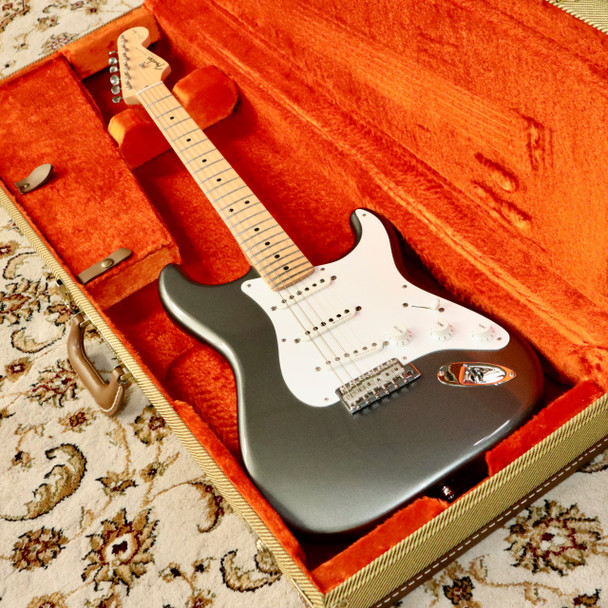 Fender Eric Clapton Stratocaster Electric Guitar, Pewter with Hard Case (pre-owned)