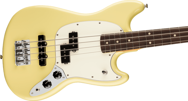 Fender Player II Mustang Bass PJ, Hialeah Yellow, Rosewood 