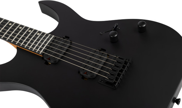 Spira S-400 MBK Electric Guitar, Satin Black 