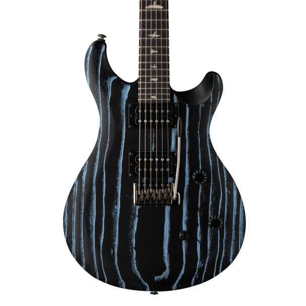 PRS SE CE24 Ltd Edition Swamp Ash Sandblasted Electric Guitar, Blue 
