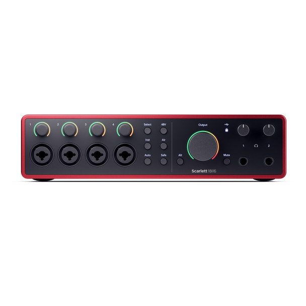 Focusrite Scarlett 18i16 (4th Gen) 18 Channel USB Audio Interface 