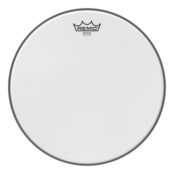 Remo BE-0812-WS Emperor White Suede 12 Inch Drum Head 