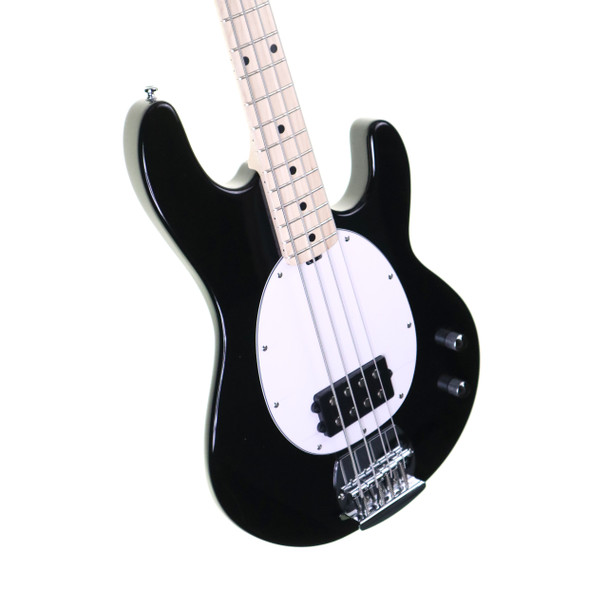 Sterling by Music Man Intro Series Stingray Ray2 Bass Guitar, Black 