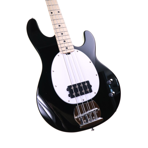 Sterling by Music Man Intro Series Stingray Ray2 Bass Guitar, Black 