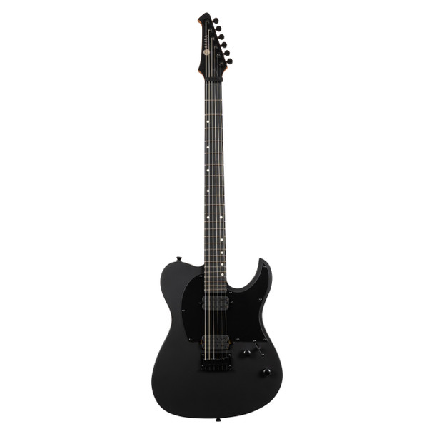 SPIRA T-400 Baritone Electric Guitar, Satin Black 