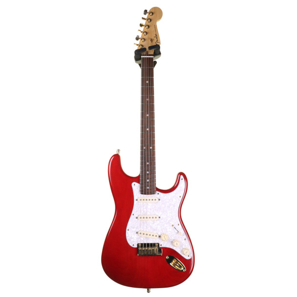 Fender Partscaster Deluxe Style Stratocaster Transparent Red (pre-owned)