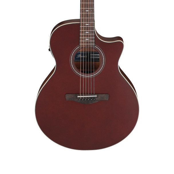 Ibanez AE100-BUF Electro-Acoustic Guitar, Burgundy Flat 