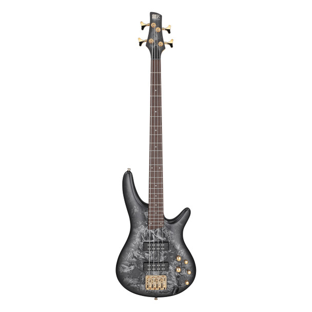 Ibanez SR300EDX-BZM SR Series Bass Guitar, Black Ice Frozen Matte 