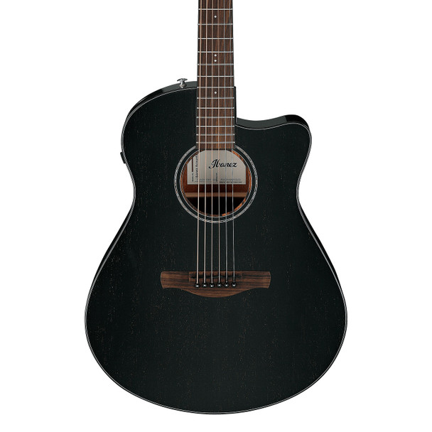 Ibanez AAM340CE-RUB Advanced Electro-Acoustic Guitar, Rustic Black High Gloss 