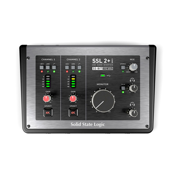 SSL 2+ MKII 2-in/4-out USB-C Audio Interface 